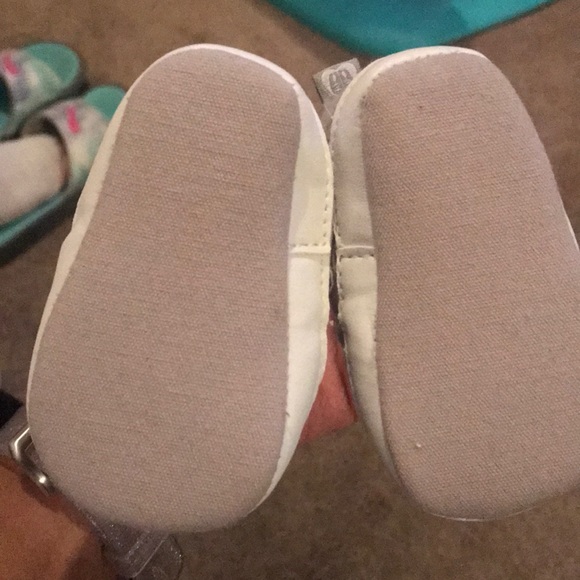 Used but like new Gray soft bottom baby shoes - Picture 2 of 3